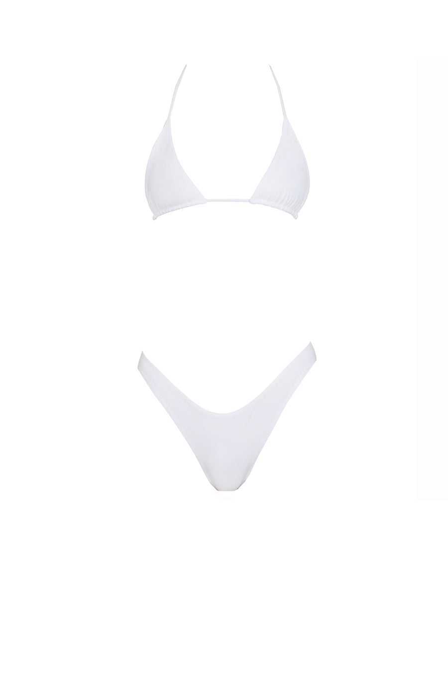 ELLE bottoms - pure white  -  SWIM BOTTOMS  -  B Ā M B A S W I M