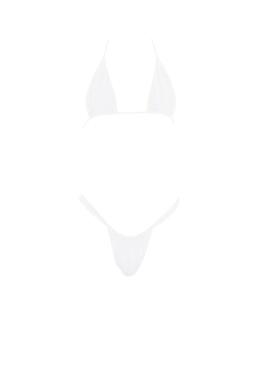 AMORE bottoms - pure white  -  SWIM BOTTOMS  -  B Ā M B A S W I M